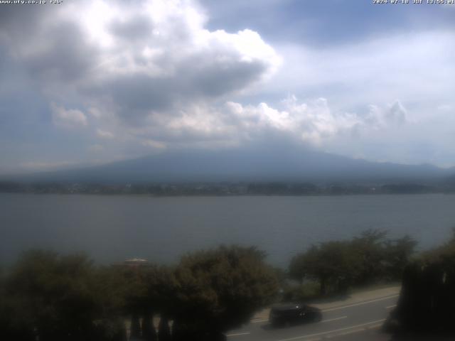 河口湖からの富士山