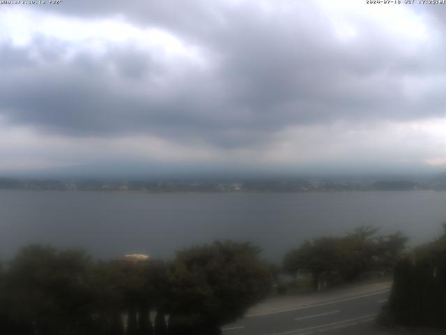 河口湖からの富士山