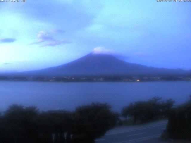 河口湖からの富士山