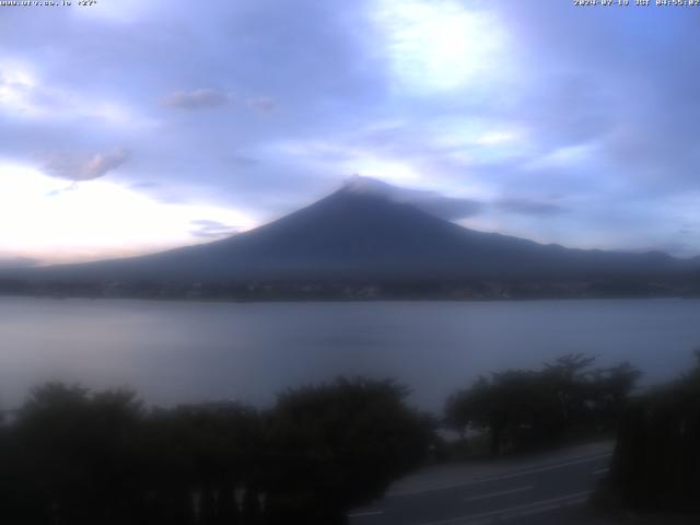 河口湖からの富士山