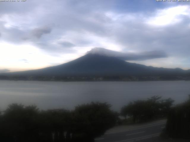 河口湖からの富士山