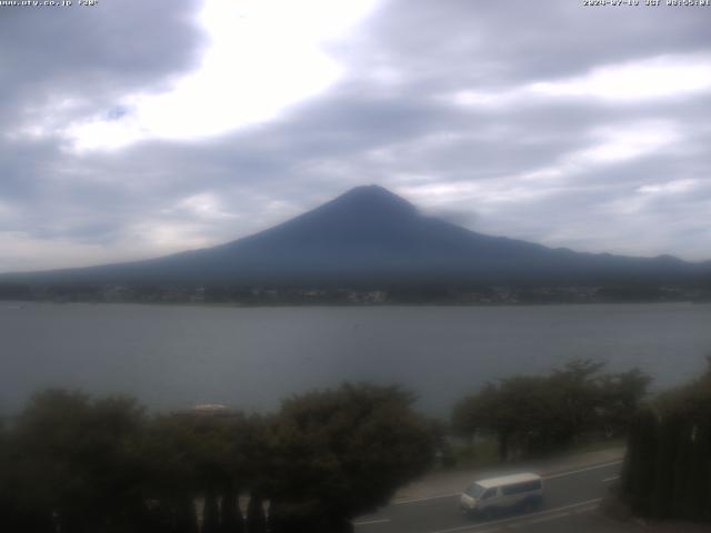 河口湖からの富士山