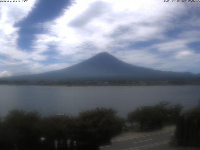 河口湖からの富士山