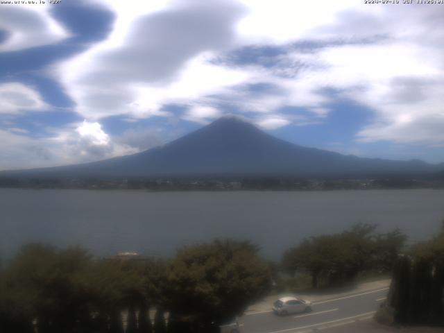 河口湖からの富士山