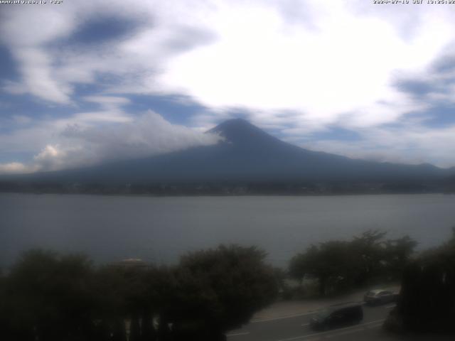 河口湖からの富士山