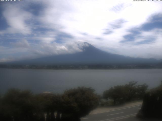 河口湖からの富士山