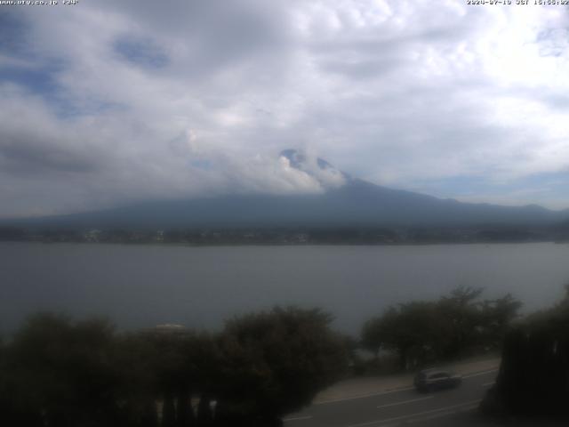 河口湖からの富士山