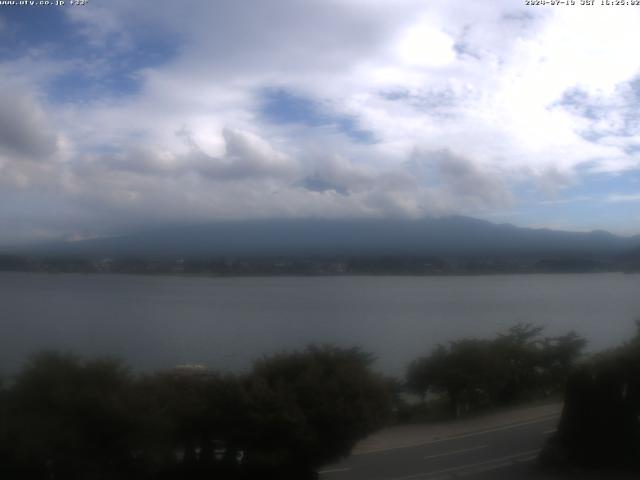 河口湖からの富士山