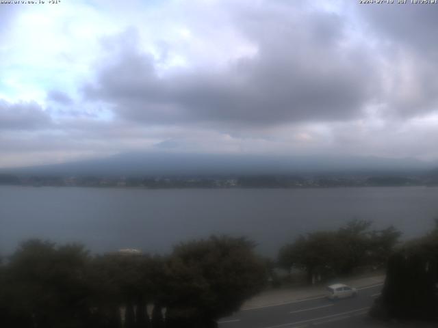 河口湖からの富士山