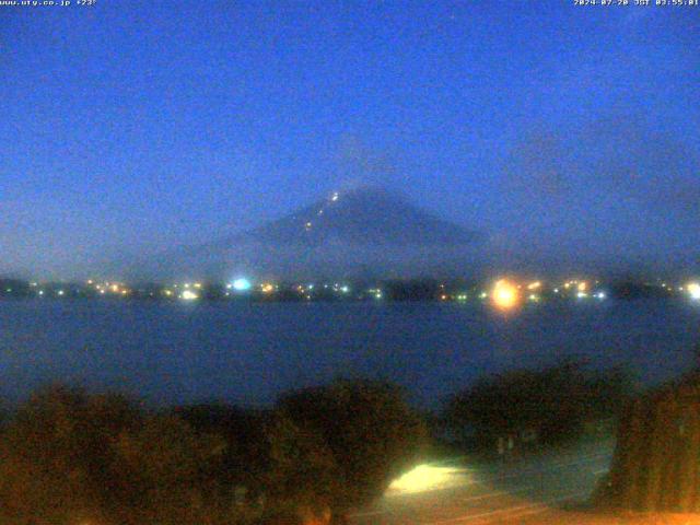 河口湖からの富士山