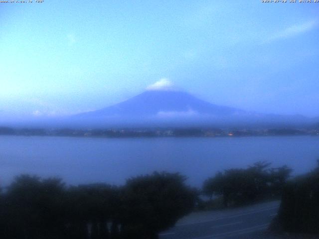 河口湖からの富士山