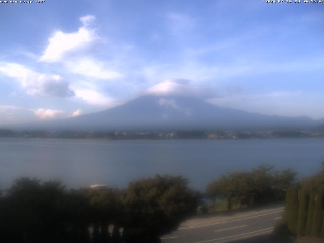 河口湖からの富士山