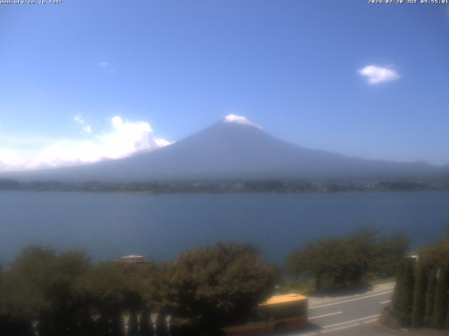 河口湖からの富士山