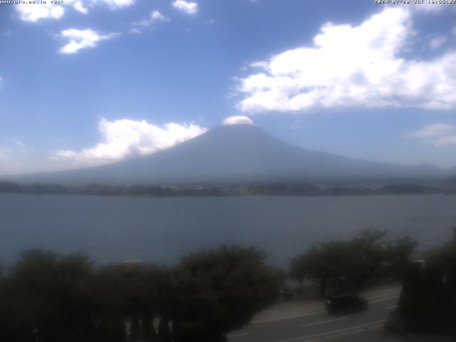 河口湖からの富士山