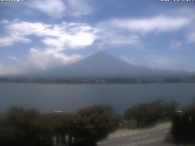 河口湖からの富士山