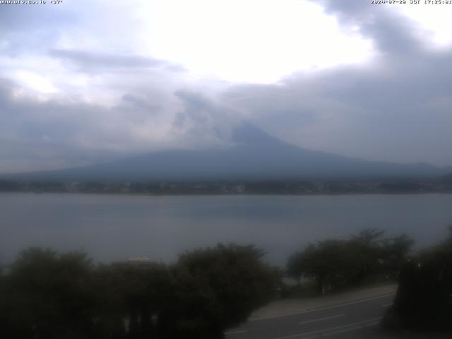 河口湖からの富士山