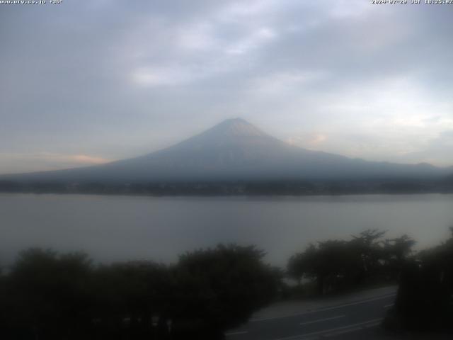 河口湖からの富士山