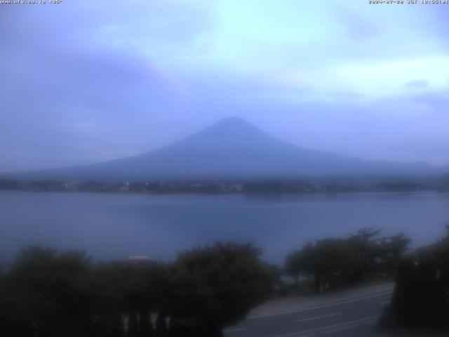 河口湖からの富士山