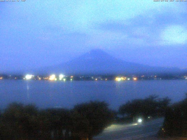 河口湖からの富士山