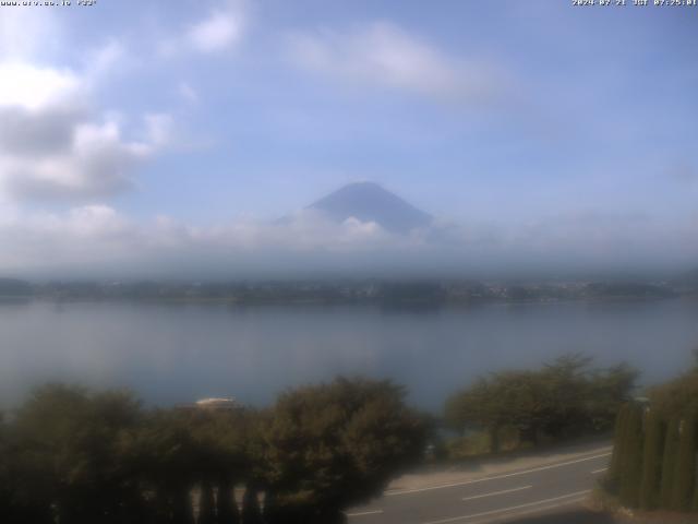 河口湖からの富士山