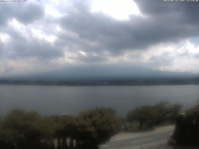 河口湖からの富士山