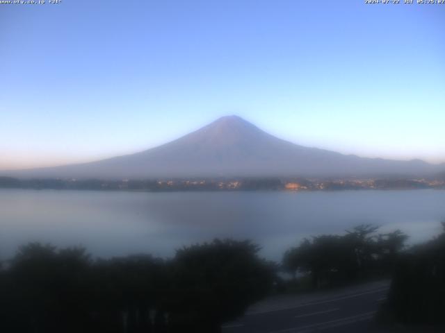 河口湖からの富士山