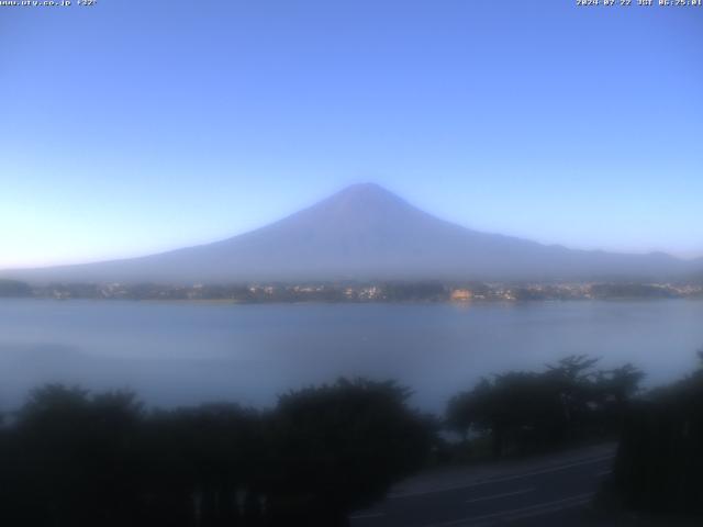 河口湖からの富士山