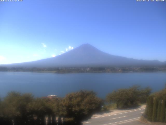 河口湖からの富士山