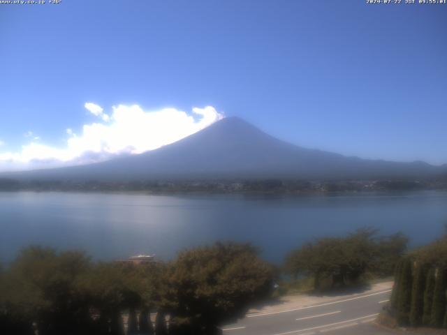 河口湖からの富士山