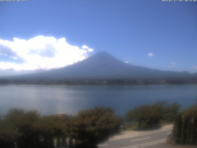 河口湖からの富士山