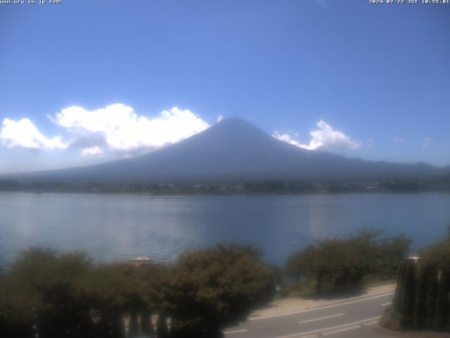 河口湖からの富士山