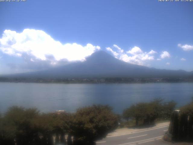 河口湖からの富士山