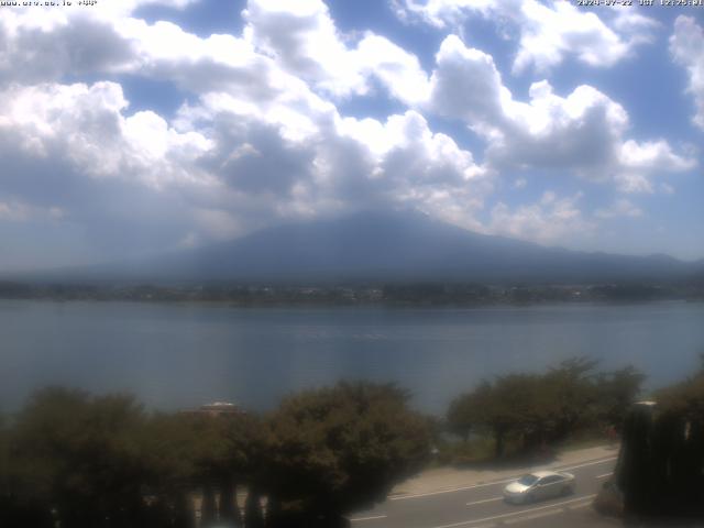 河口湖からの富士山