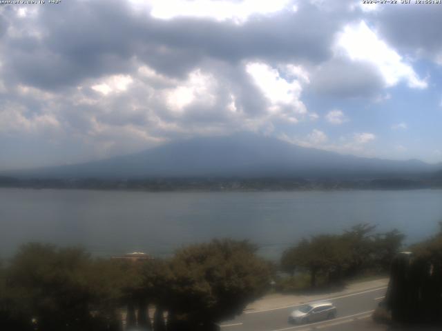 河口湖からの富士山