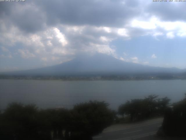 河口湖からの富士山