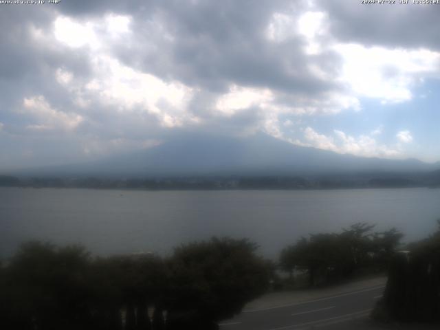 河口湖からの富士山