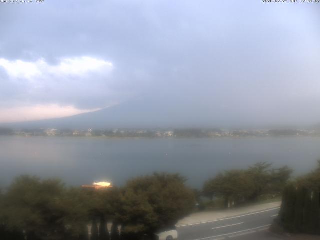 河口湖からの富士山