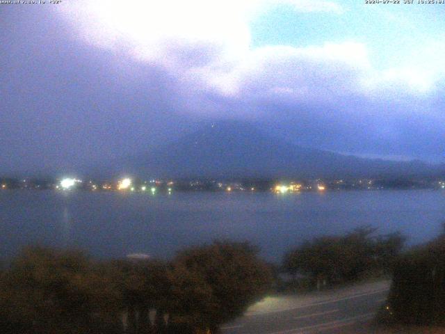 河口湖からの富士山