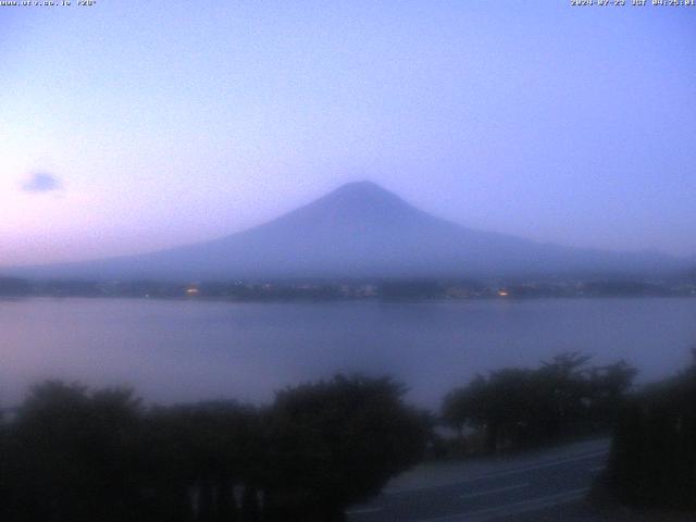 河口湖からの富士山