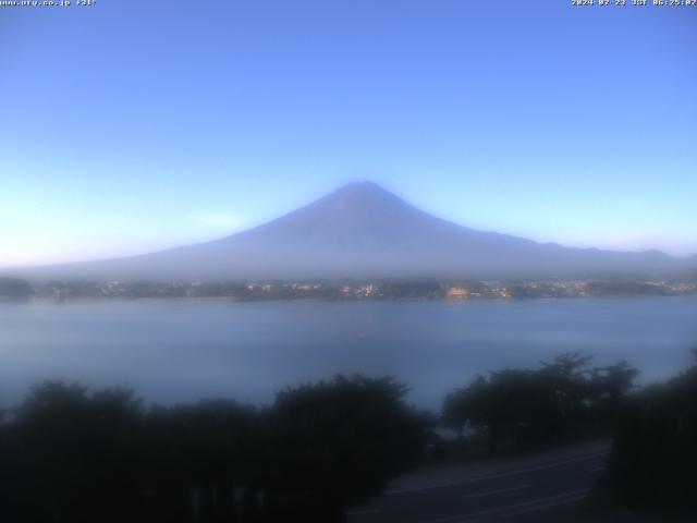 河口湖からの富士山