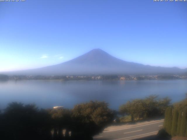 河口湖からの富士山