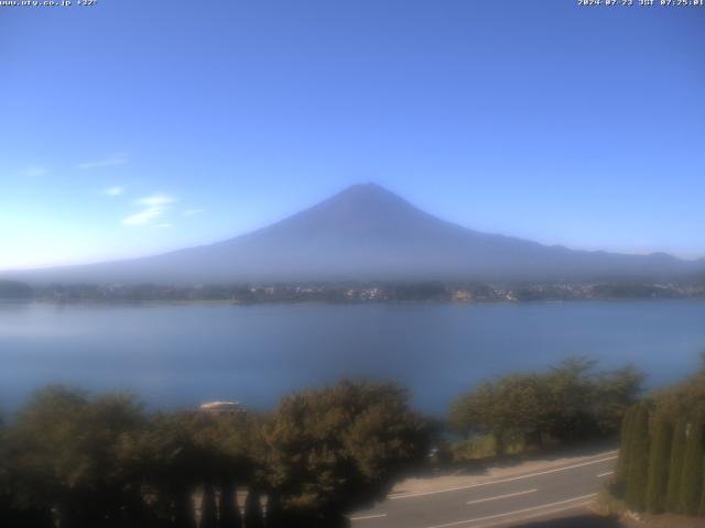 河口湖からの富士山