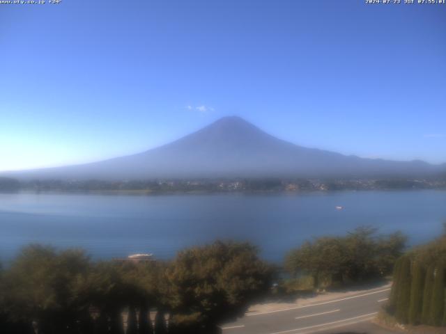 河口湖からの富士山