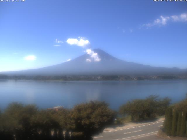 河口湖からの富士山