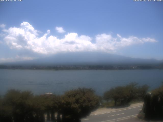 河口湖からの富士山