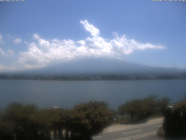 河口湖からの富士山