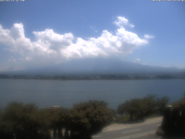 河口湖からの富士山