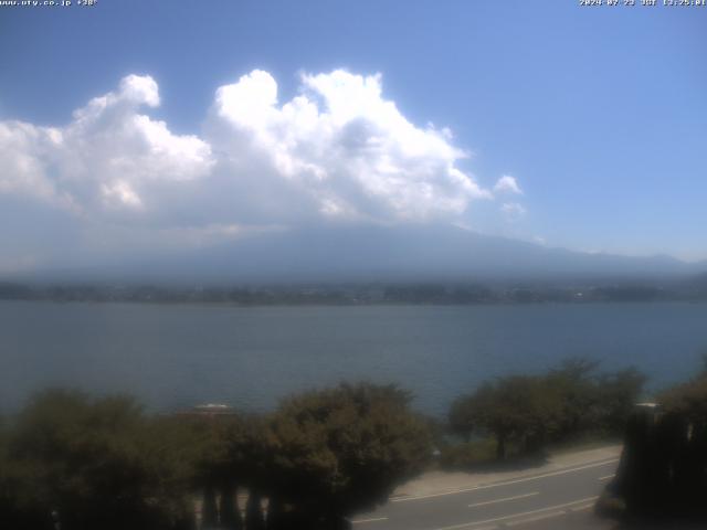 河口湖からの富士山