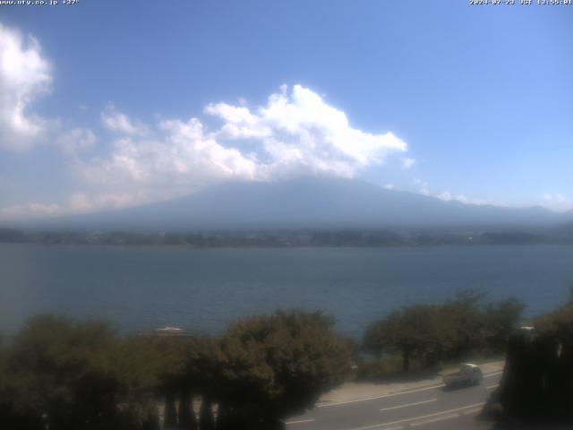 河口湖からの富士山