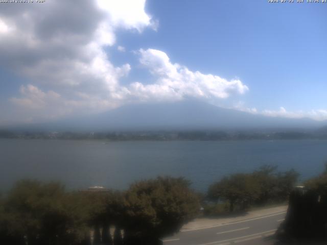 河口湖からの富士山